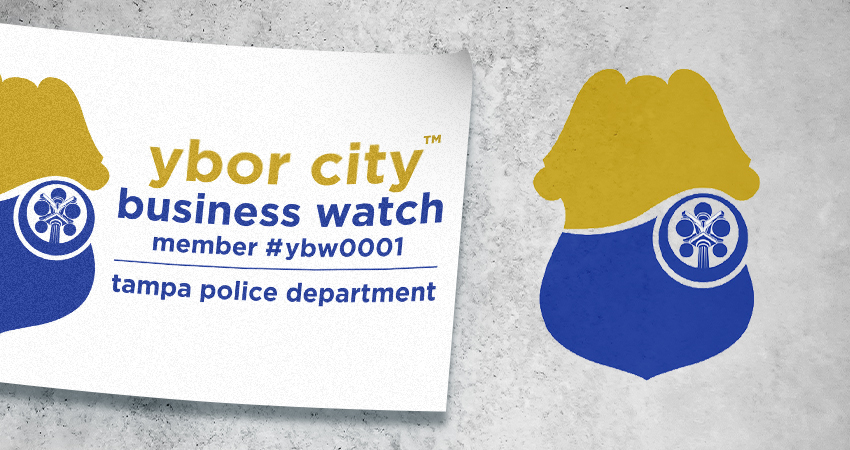 Logo designed for the Tampa business watch Ybor City initiative