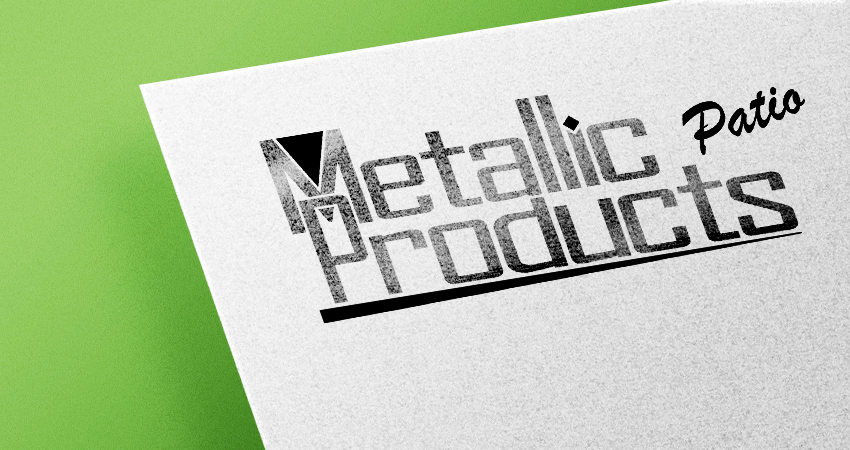 Metallic Products patio logo
