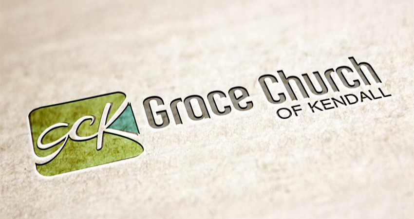 Logo design mockup for Grace Church of Kendall, a sister church of Metro Life Church